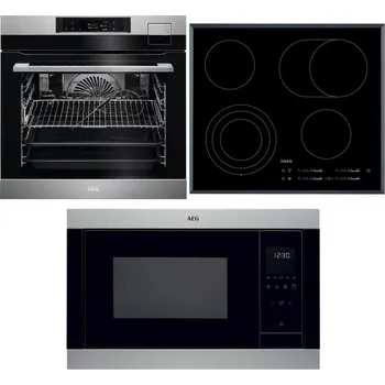Set domácích spotřebičů AEG BSK792380M + AEG Mastery DirectTouch HK654070FB + AEG Mastery MSB2547D-M