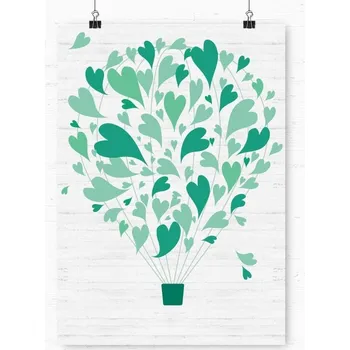 Svatební dekorace Svatební strom zelený balón