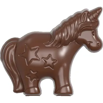 Forma na pečení CHOCOLATE WORLD FORMA NA PRALINKY - JEDNOROŽEC VELKÝ 4ks