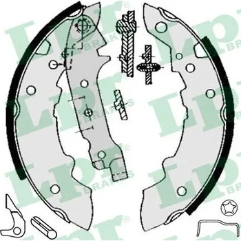 Brzdová čelist Sada brzdových čelistí, , LPR, 04471