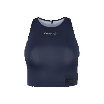 Dámský běžecký top Craft PRO Hypervent Cropped tmavě modrá L