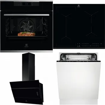 Set domácích spotřebičů ELECTROLUX KOEBP39X + ELECTROLUX EIV634 + ELECTROLUX LFV316K + ELECTROLUX EEA27200L