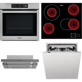 Set domácích spotřebičů WHIRLPOOL AKZ9 9480 IX + WHIRLPOOL AKT 8190/BA + WHIRLPOOL AKR 749/1 IX + WHIRLPOOL WIC 3C33 PFE