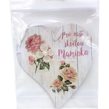 Žertovný předmět Srdíčko růže - pro maminku