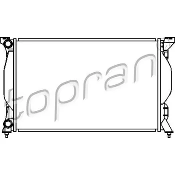 Chladič motoru Chladič, chlazení motoru, , 8E0121251, 8E0121251A, TOPRAN, 110 367