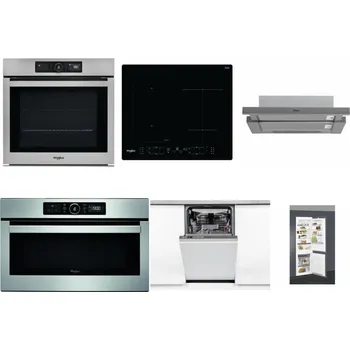 Set domácích spotřebičů WHIRLPOOL AKZ9 9480 IX + WHIRLPOOL WL B8160 NE + WHIRLPOOL AKR 749/1 IX + WHIRLPOOL ABSOLUTE AMW 730 IX + WHIRLPOOL WSIO 3O34 PFE X + WHIRLPOOL ART 66112