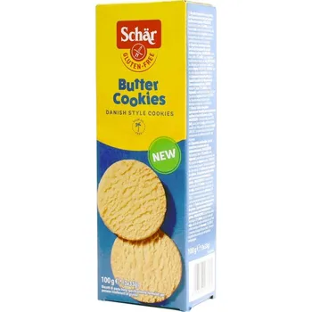 Schär Butter cookies sušenky s máslovou příchutí 100g Schar bez lepku 1777