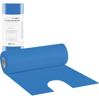 Hygienický ubrousek Stomatologické ubrousky/bryndáky BOURNAS v roli, 80 ks, různé barvy Barva: modrá