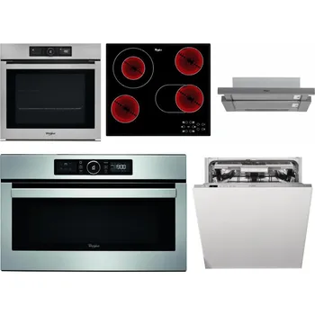 Set domácích spotřebičů WHIRLPOOL AKZ9 9480 IX + WHIRLPOOL AKT 8190/BA + WHIRLPOOL AKR 749/1 IX + WHIRLPOOL ABSOLUTE AMW 730 IX + WHIRLPOOL WIO 3T133 PLE