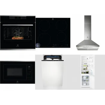 Set domácích spotřebičů ELECTROLUX KOEBP39X + ELECTROLUX LIR60433B + ELECTROLUX LFC316X + ELECTROLUX LMS4253TMX + ELECTROLUX EEM23100L + ELECTROLUX LNT3LF18S