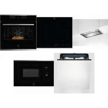 Set domácích spotřebičů ELECTROLUX KOEBP39X + ELECTROLUX LIV63431BK + ELECTROLUX LFG716X + ELECTROLUX LMS2203EMX + ELECTROLUX EES48200L