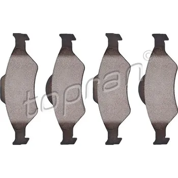 Brzdový systém Sada brzdových destiček, kotoučová brzda, , 1111857, 1111858, 1130715, 1206062, YS612K021AA, YS612K021BA, YS6J2K021AB, TOPRAN, 301 891