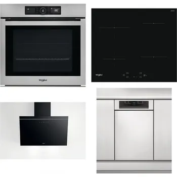 Set domácích spotřebičů WHIRLPOOL AKZ9 9480 IX + WHIRLPOOL WS Q2760 BF + WHIRLPOOL AKR 62F LT K + WHIRLPOOL WSBO 3O34 PF X