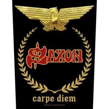 Nášivka Merch Saxon: Zádová Nášivka Carpe Diem