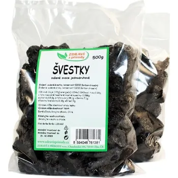 Sušené ovoce IPJ NATUR s.r.o. Švestky 500g ZP 2275