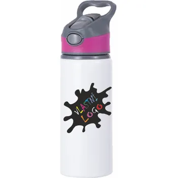 Láhev ON-DESIGN Hliníková láhev s vlastním potiskem Barva: růžová