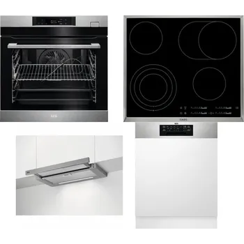 Set domácích spotřebičů AEG BSK782380M + AEG Mastery DirectTouch HK654070XB + AEG DPE5660M + AEG FEE72706PM