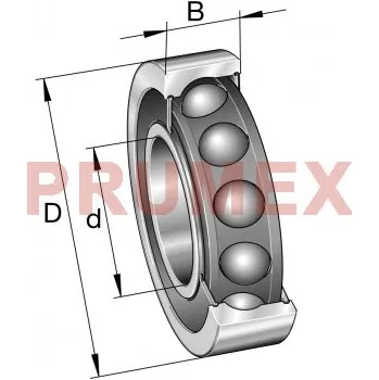 FAG HCS 71900-E-T-P4S-UL kuličkové ložisko s kosoúhlým stykem