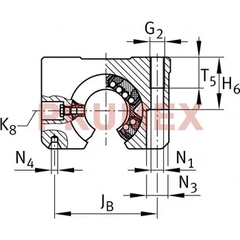 INA KTSO 20-PP-AS lineární kuličkové ložisko