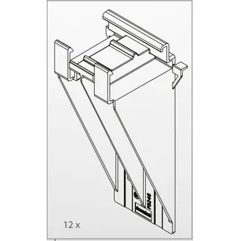 nosiče na kolo Twinson Soklový nosič - černý