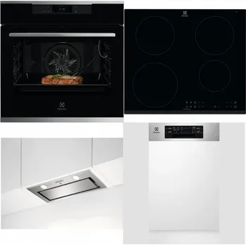 Set domácích spotřebičů ELECTROLUX KOEBP39X + ELECTROLUX LIR60430 + ELECTROLUX LFG716X + ELECTROLUX EEM43300IX