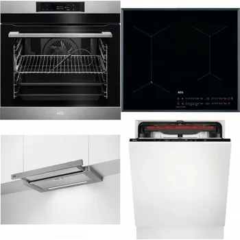 Set domácích spotřebičů AEG BPK742380M + AEG Mastery SenseFry IAE64431FB + AEG DPE5660M + AEG Mastery MaxiFlex FSB53927Z