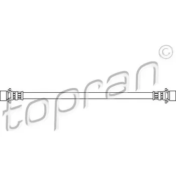 Brzdová hadice Brzdová hadice, , 4806F6, 4806J5, 90947W2004, 90947W2021, TOPRAN, 720 917