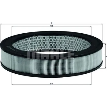 Vzduchový filtr Vzduchový filtr, , 030523603, 17220689003, 17220689004, 17220689781, 17220PC2305, 17220PC2611, 17220PC2661, 17220PC2663, 17220PC3601, 17220PC3661, 30523603, 5003609, KNECHT, LX 8