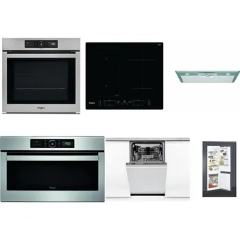 Set domácích spotřebičů WHIRLPOOL AKZ9 9480 IX + WHIRLPOOL WL B8160 NE + WHIRLPOOL AKR 650/1 IX + WHIRLPOOL ABSOLUTE AMW 730 IX + WHIRLPOOL WSIO 3O34 PFE X + WHIRLPOOL ART 65031