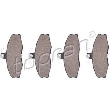Brzdový systém Sada brzdových destiček, kotoučová brzda, , 6U0698151E, TOPRAN, 110 653