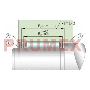 INA K 43x48x27-C jehlová klec