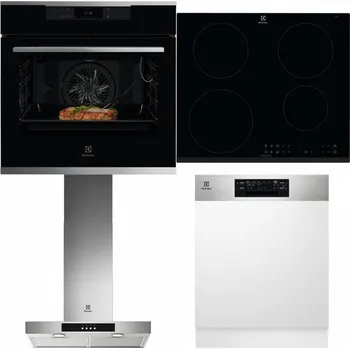 Set domácích spotřebičů ELECTROLUX KOEBP39X + ELECTROLUX LIR60430 + ELECTROLUX LFT426X + ELECTROLUX EEM48300IX