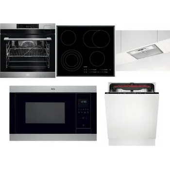 Set domácích spotřebičů AEG BSK792380M + AEG Mastery DirectTouch HK654070FB + AEG DGB3523S + AEG Mastery MSB2547D-M + AEG Mastery MaxiFlex FSB53927Z