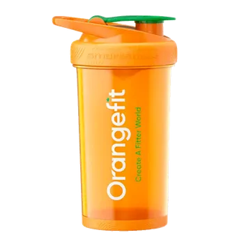 Shaker Orangefit Fit Šejkr se zásobníkem 500ml - oranžový