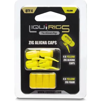 Liquirigs - Liquid Zig montáž s plovoucí pěnou, žlutá 4+4ks + Kód na slevu 10%: SLEVA10