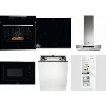Set domácích spotřebičů ELECTROLUX KOEBP39X + ELECTROLUX LIR60433B + ELECTROLUX LFT426X + ELECTROLUX LMS4253TMX + ELECTROLUX EEA27200L + ELECTROLUX LNT3LF18S