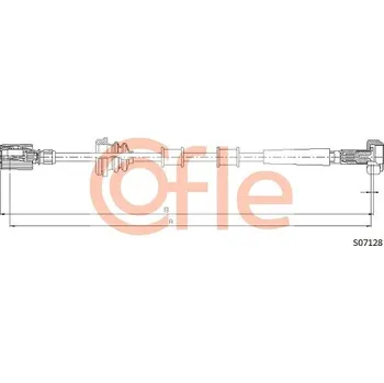 Náhon tachometru Hřídel tachometru, , 1315805080, COFLE, S07128