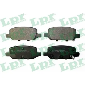 Brzdová destička Sada brzdových destiček, kotoučová brzda, , LPR, 05P2266