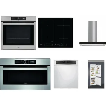 Set domácích spotřebičů WHIRLPOOL AKZ9 9480 IX + WHIRLPOOL WL B8160 NE + WHIRLPOOL WHBS 62F LT K + WHIRLPOOL ABSOLUTE AMW 730 IX + WHIRLPOOL WBC 3C34 PF X + WHIRLPOOL ART 66112