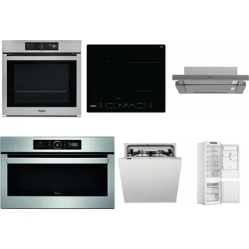 Set domácích spotřebičů WHIRLPOOL AKZ9 9480 IX + WHIRLPOOL WL B8160 NE + WHIRLPOOL AKR 749/1 IX + WHIRLPOOL ABSOLUTE AMW 730 IX + WHIRLPOOL WIC 3C33 PFE + WHIRLPOOL WHC18 T311
