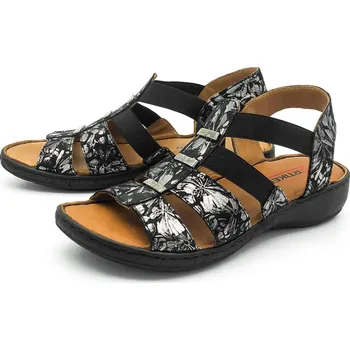 Dámské sandále Dámské kožené sandálky 46C2373 ARTIKER černá Barva: černá, Velikost: 37