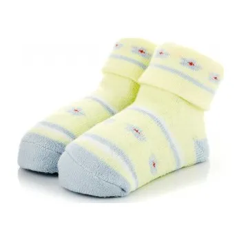 Capáčky Kojenecké ponožky 6-12 měsíců TBS 006 žlutá