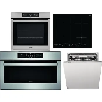 Set domácích spotřebičů WHIRLPOOL AKZ9 9480 IX + WHIRLPOOL WL B8160 NE + WHIRLPOOL ABSOLUTE AMW 730 IX + WHIRLPOOL WIO 3O540 PELG