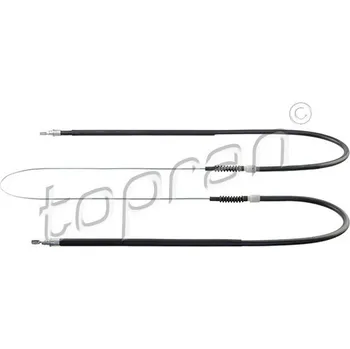 Lanko parkovací brzdy Tažné lanko, parkovací brzda, , 1329844080, 1337440080, 4745V5, TOPRAN, 721 664