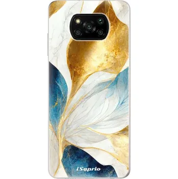 Pouzdro na mobilní telefon Odolné silikonové pouzdro iSaprio - Blue Leaves - Xiaomi Poco X3 Pro / X3 NFC