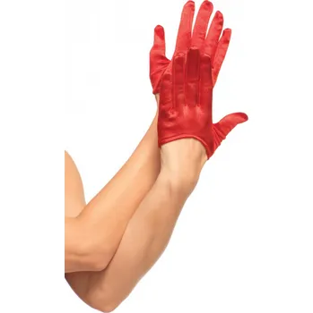 Karnevalový doplněk Miini zkrácené saténové rukavice