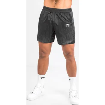 Pánská móda Pánské tréninkové šortky Venum Biomecha 2-in-1 - Black/Grey černé Velikost: XXL
