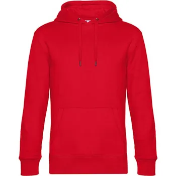 Pánská mikina B&C Unisex mikina WU02K Red 4XL