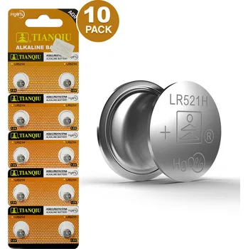 Článková baterie Baterie knoflíková LR521H AG0 379A alkalická 1,5V 10ks balení