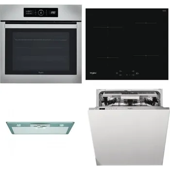 Set domácích spotřebičů WHIRLPOOL ABSOLUTE AKZ9 6230 IX + WHIRLPOOL WS Q2760 BF + WHIRLPOOL AKR 650/1 IX + WHIRLPOOL WIO 3O540 PELG